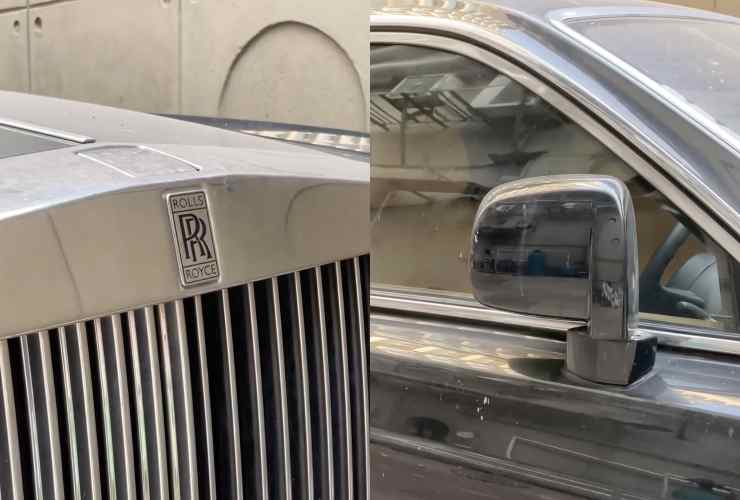 Rolls Royce Phantom abandoned in Kolkata