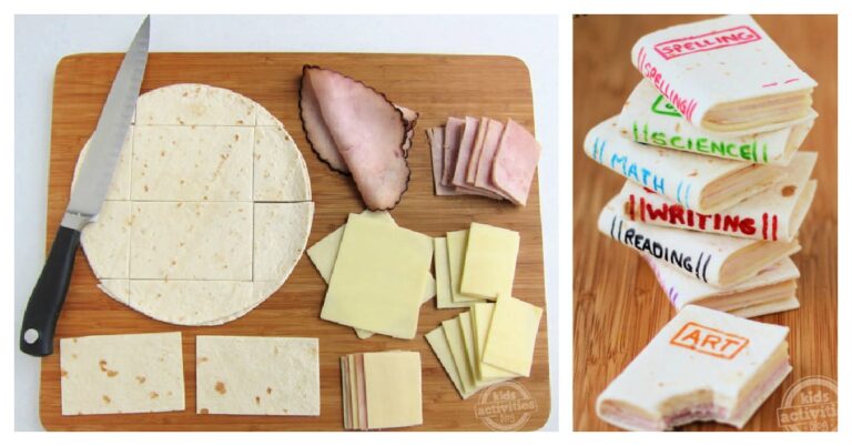 School Book Sandwiches Idea for Kids Kids Activities Blog FB