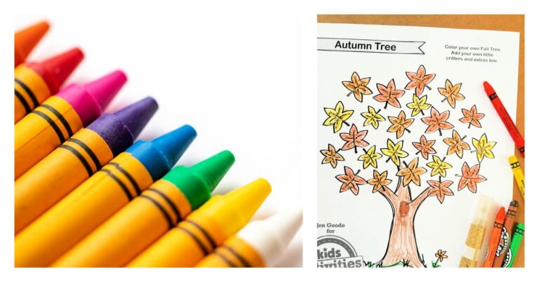 Autumn Tree Coloring Page Kids Activities Blog FB