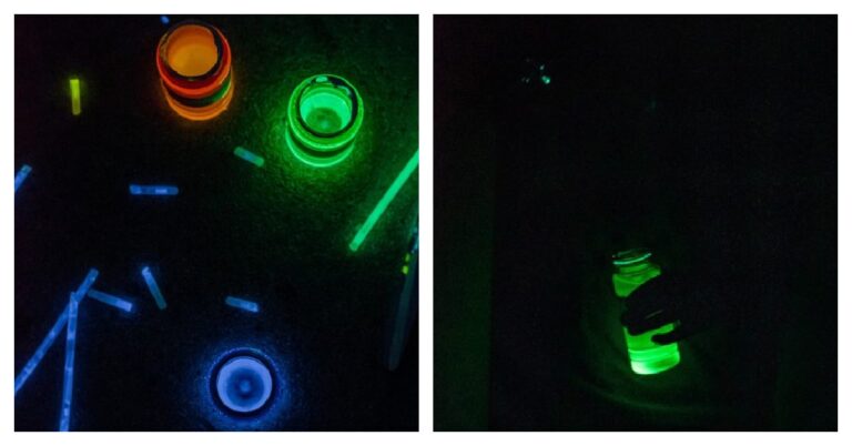 Easy glow in the dark bubbles you can make Kids Activities Blog FB