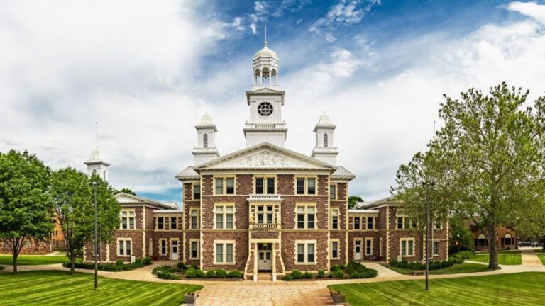 University of South Dakota USD historic Old Main university hall