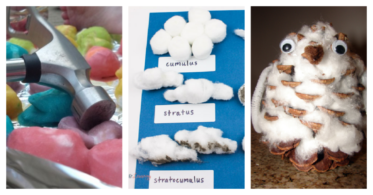 cotton ball crafts for kids and preschoolers