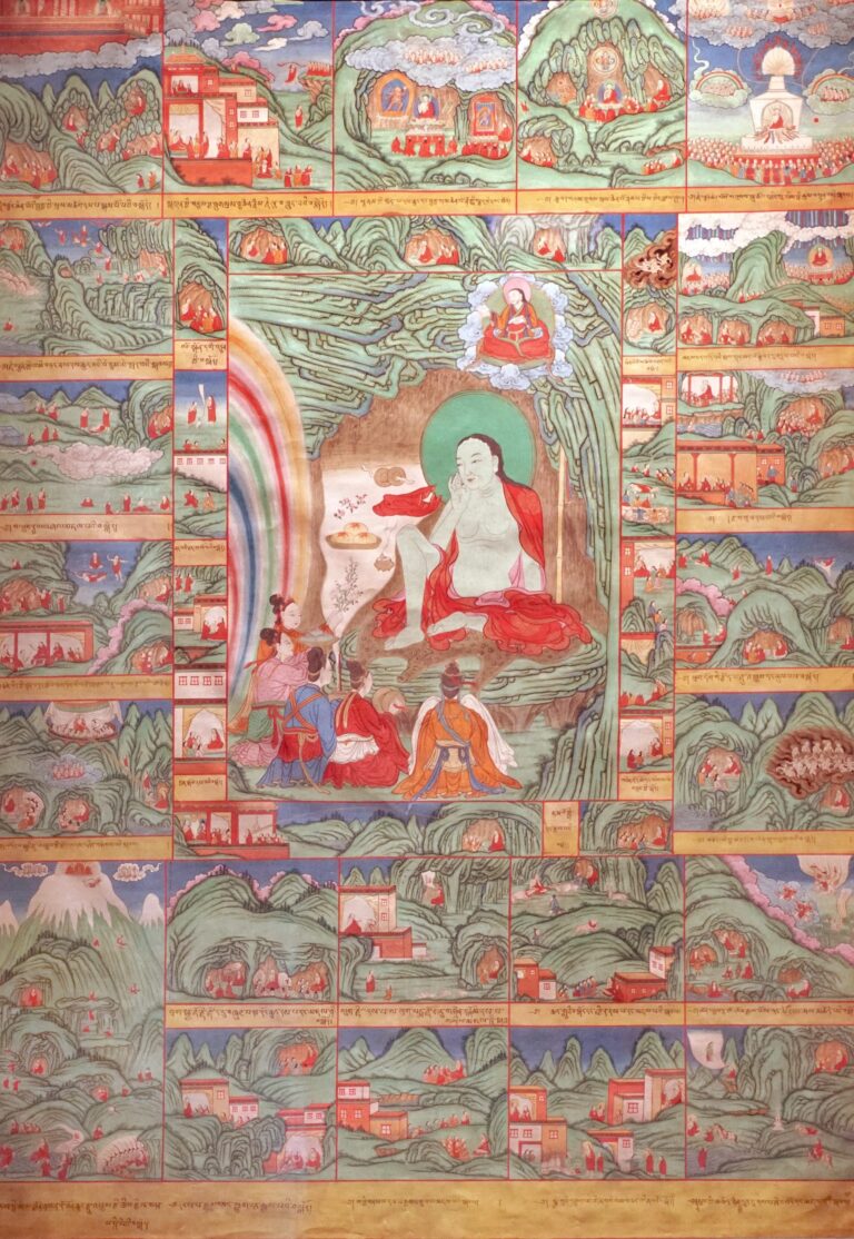 Jean Pierre Dalbera milarepa painting quai branly scaled