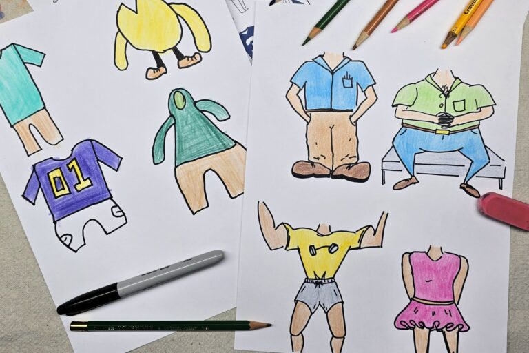 Cartoon Bodies Complete Horiz Kids Activities Blog