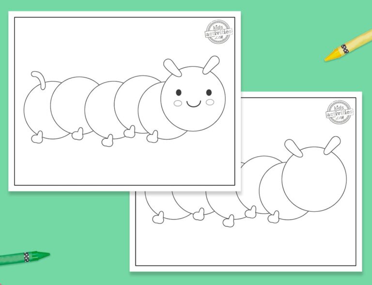 Caterpillar Template Printable Facebook