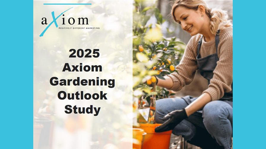 Axiom 2025 Gardening Outlook Study graphic